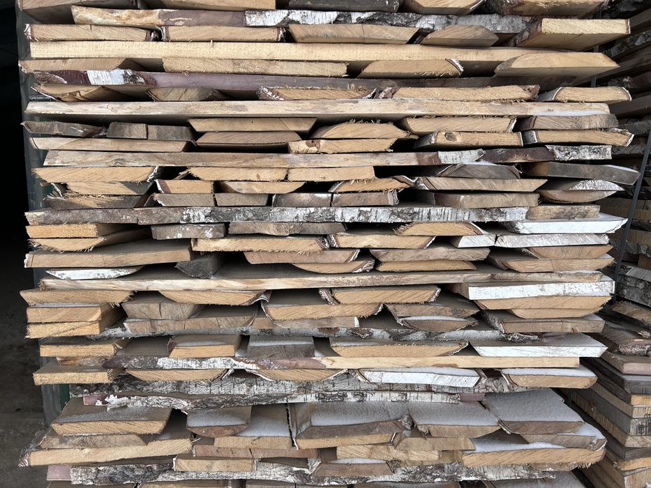 Рейка, шпунтовка, полубрус, береза не обрезная