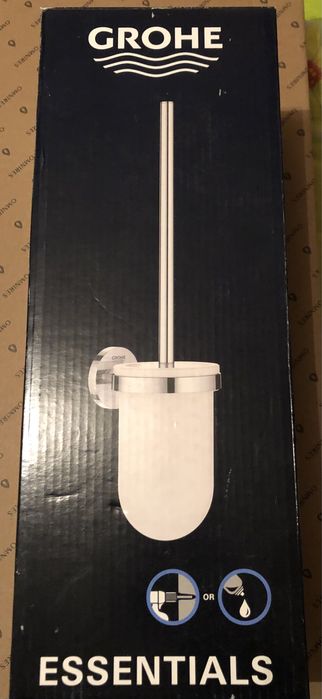 Четка за WC Grohe,стойка за тоалетна хартия