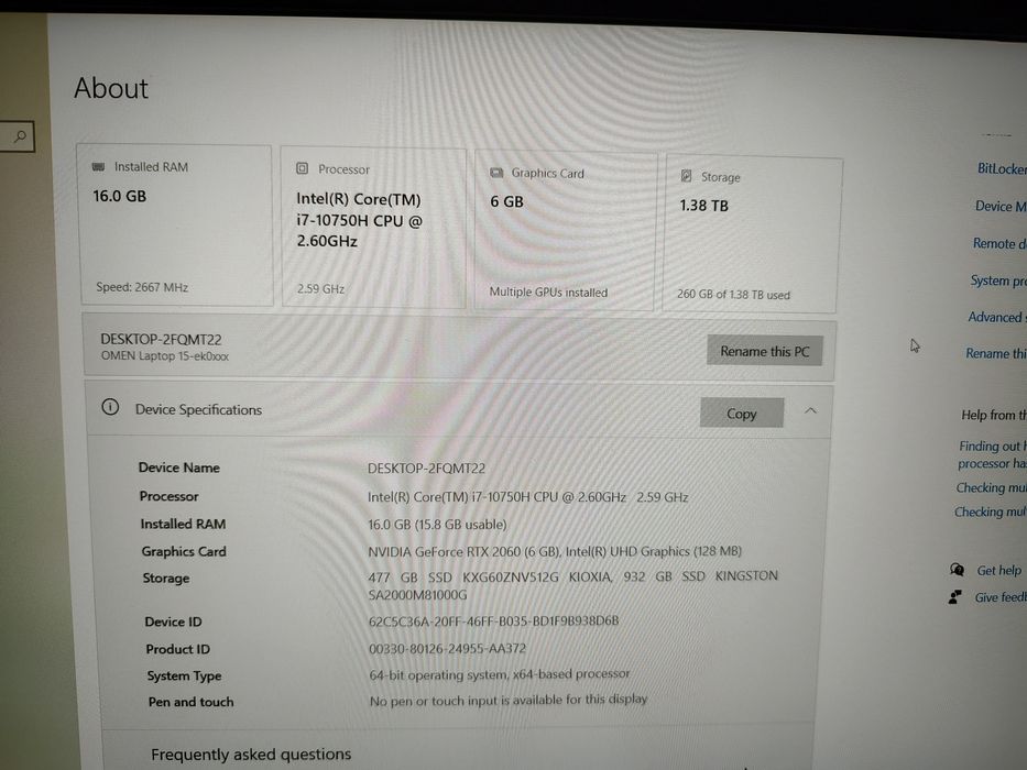 Super oferta -Laptop omen 15