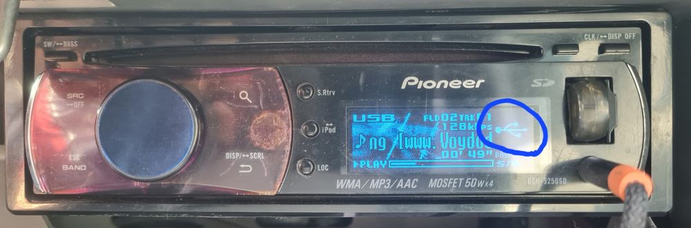 Pioneer Delfin DEH-5250 SD