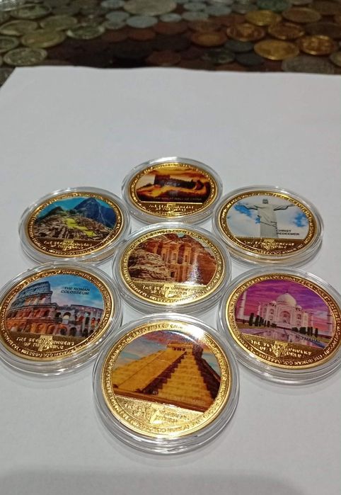 Монети седемте чудеса на света