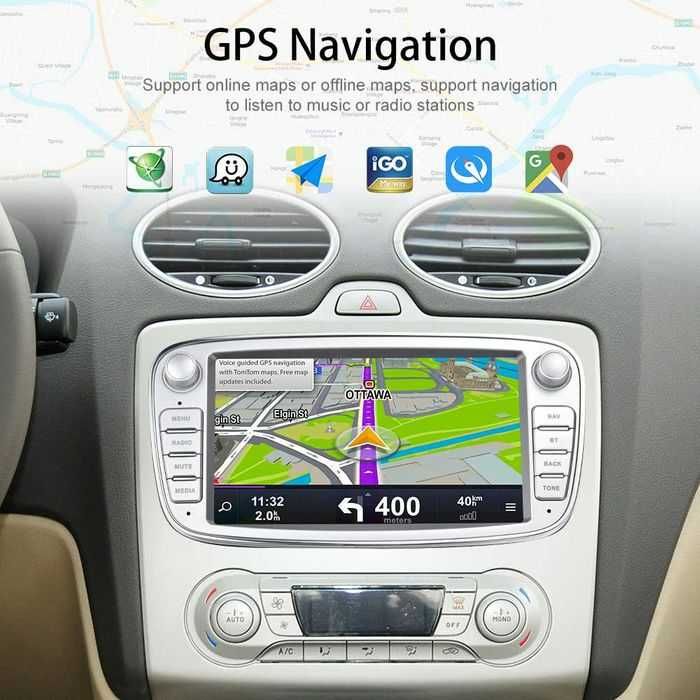 Navigatie Android Dedicata Ford , Carplay Android Auto , Youtube Waze