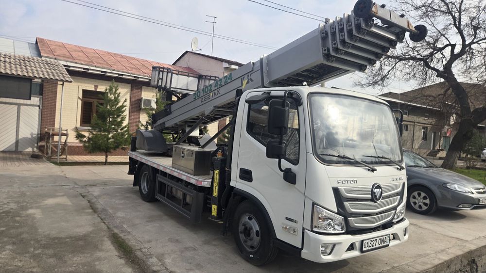 Новый автолифт Foton + KEEYAK 32м | Yangi Foton avtolifti