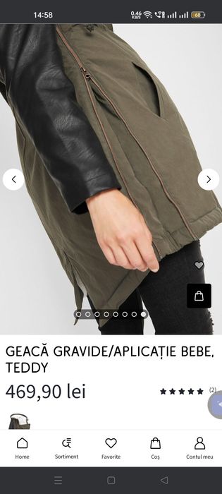 Vând geacă pentru gravide