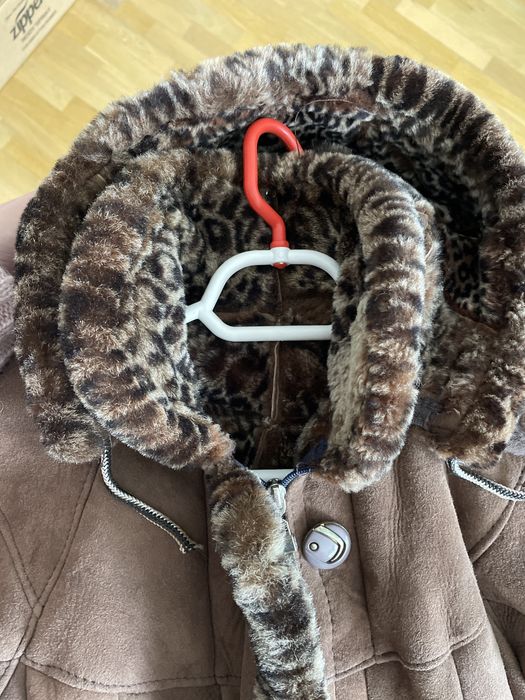 Детско кожухче от естествена кожа