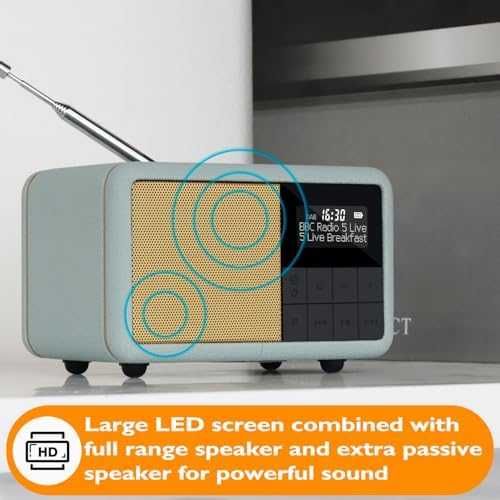 Ново малко DAB+ радио с Bluetooth и аларма – водоустойчиво, компактно