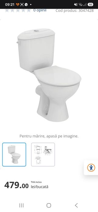Cada baie si vas wc