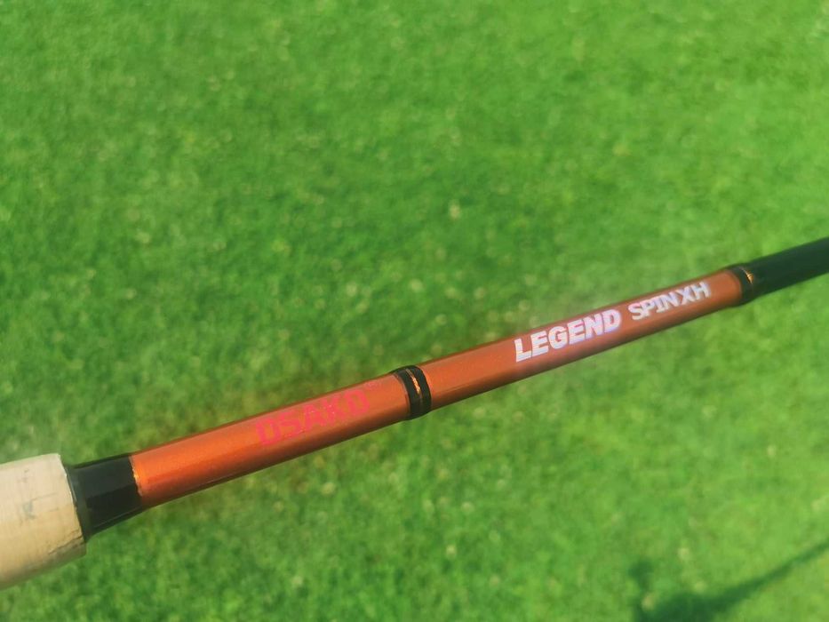 Спининг комплект за щука -въдица,макара,плетено влакно и 5 блесни.НОВИ