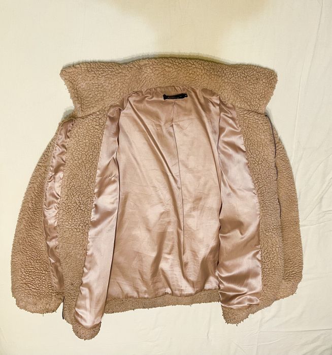 Beige puffer jacket