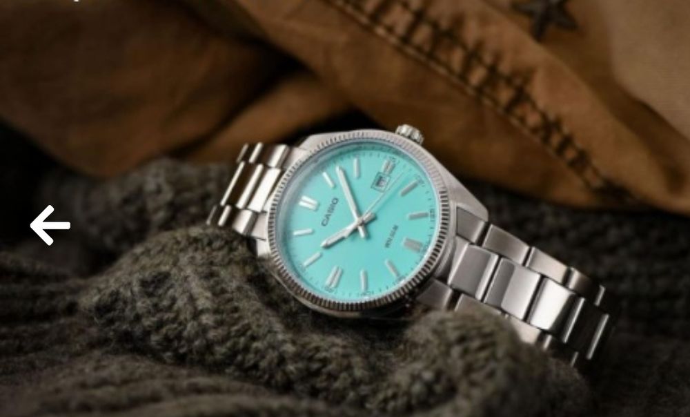 CASIO MTP- 1302PD Tiffany blue