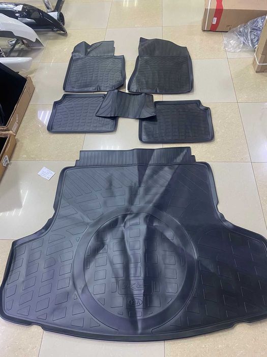 Полики салона на Kia K5 оригинал новые коврики Киа К 5 багаж