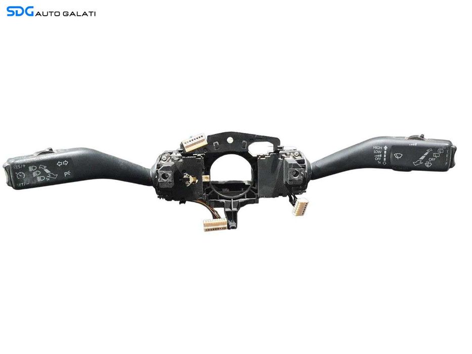 Ansamblu Maneta Manete Semnalizare Stergator Tempomat Volkswagen Golf 6 2008 - 2013 Cod 5K0953507AE 5K0953513S [N3095]