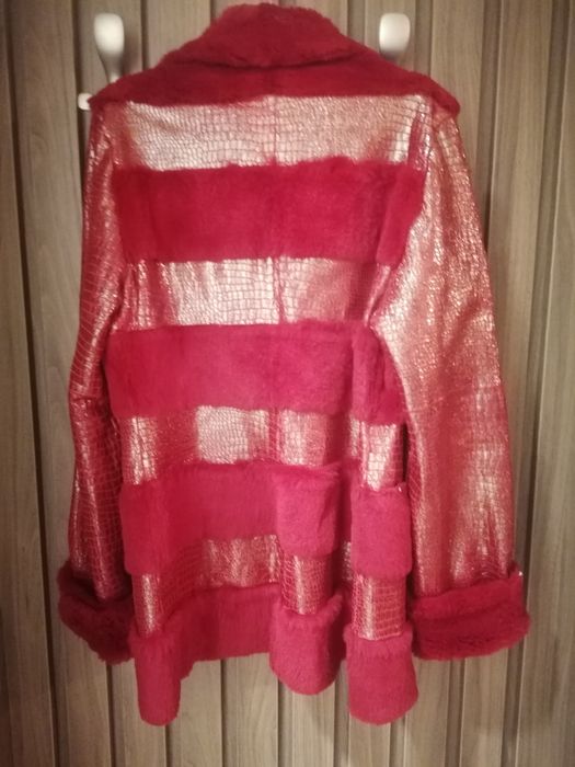 Haina scurta piele naturala cojoc