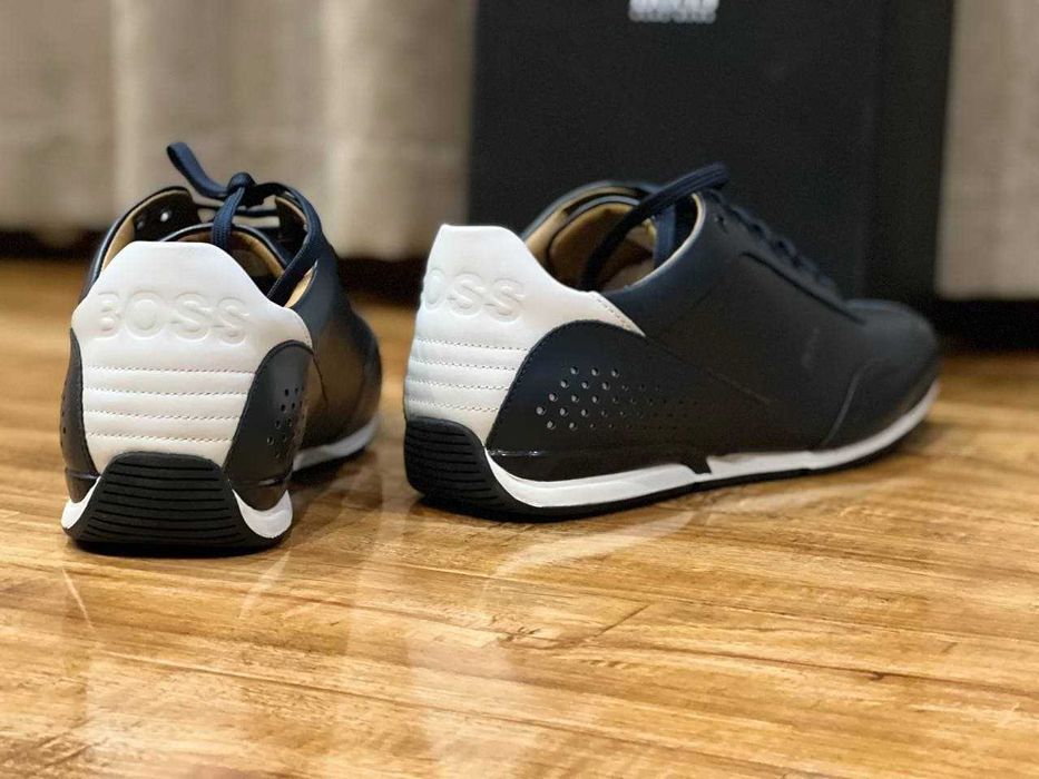 Hugo Boss мужские кроссовки из мягкой кожи РАЗМЕР 43