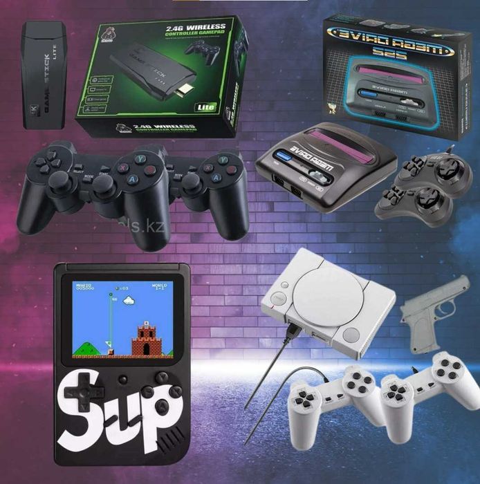 Игровые приставки, Игровые консоли, Картриджы. Огромный вбор