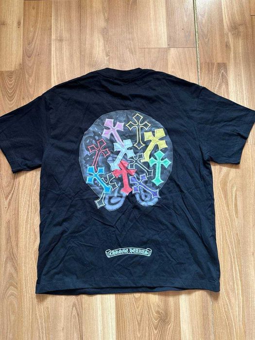 Tricou ChromeHearts cu eticheta (nu Nike, Gucci, Adidas, Balenciaga)