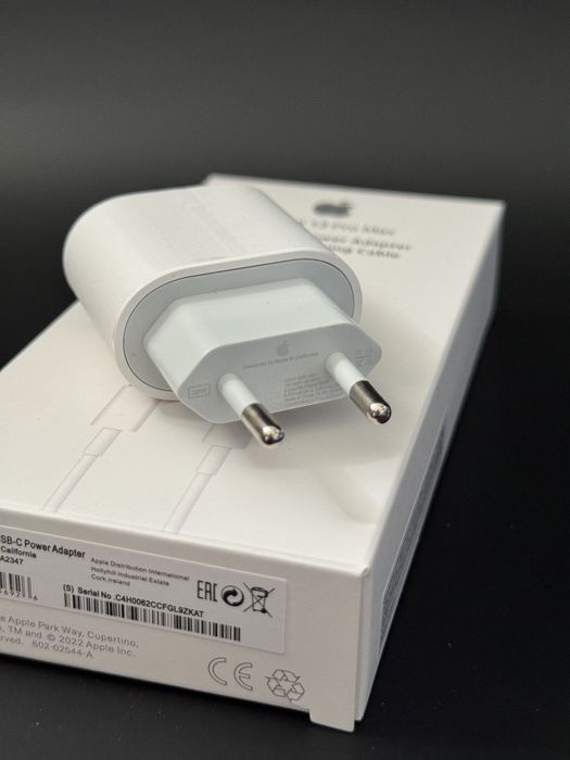 Оригинално зарядно устройство за iPhone Apple (адаптер за айфон)