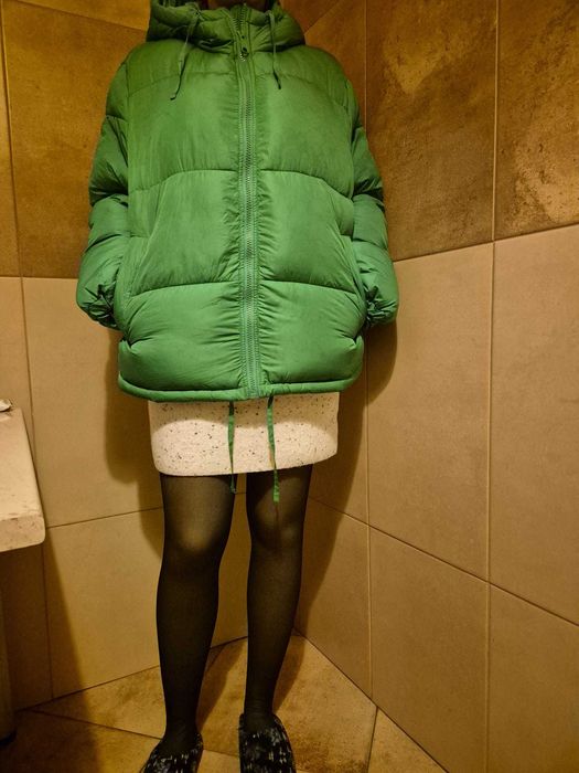 Geaca verde unisex pentru iarna