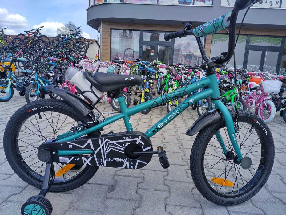 X Детски велосипед 18" PIXY зелен