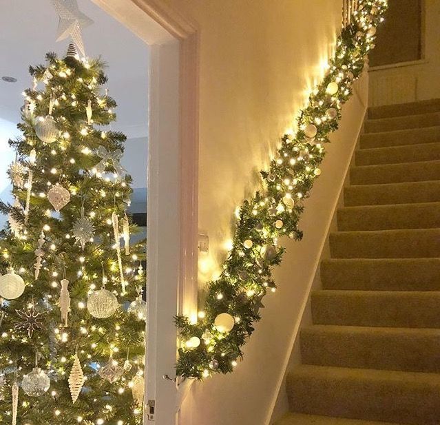 Новогоднее освещение дома под ключ гирляндами