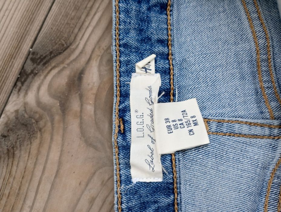 Джинсовая юбка миди