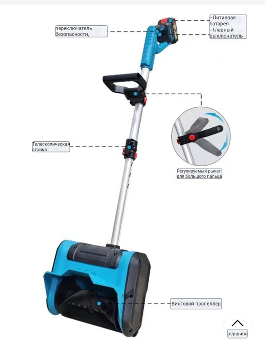 Электролопата для уборки снега.