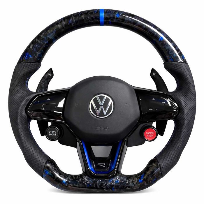 Volkswagen R-Line спортен волан – Blue Carbon & Start/Stop