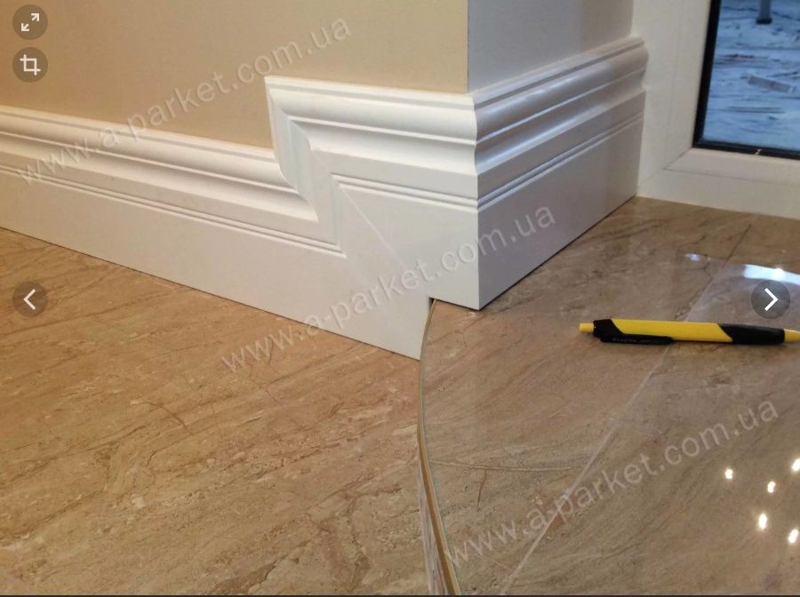 Установка плинтусов