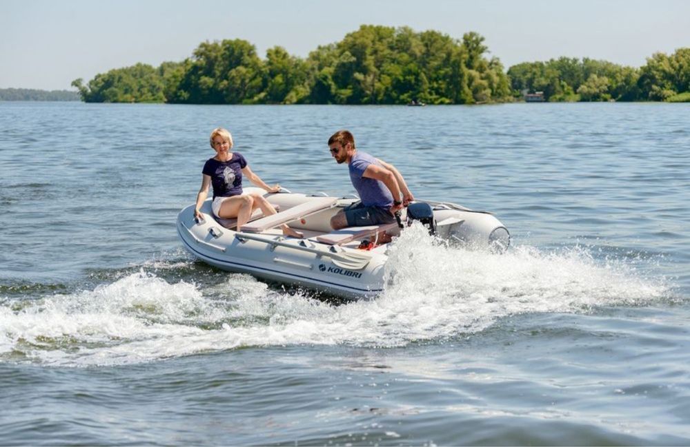 Barcă gonflabila Kolibri KM-360DXL, podina aluminiu