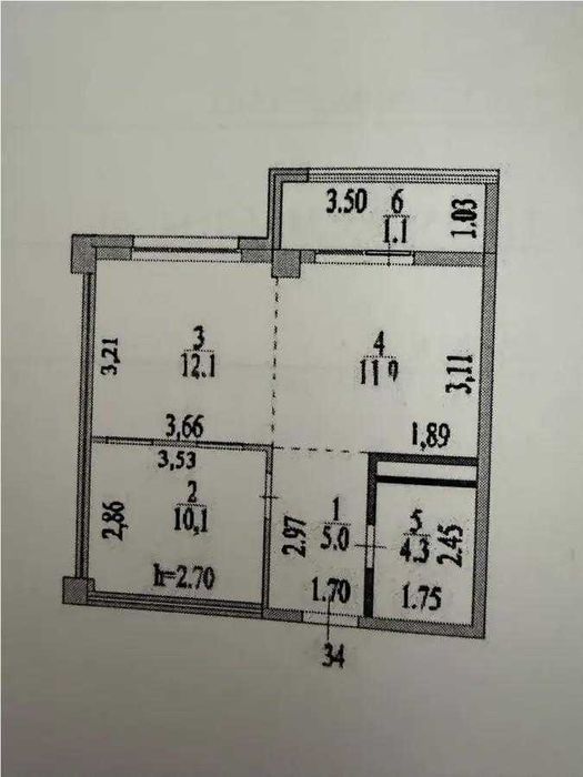 Двухкомнатная студия НАПРОТИВ ГРИН МОЛЛА