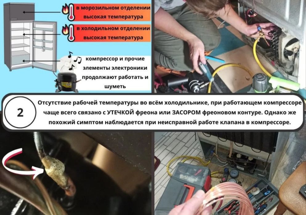 Ремонт холодильников и морозильников
