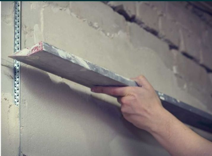 Шпаклёвка, Штукатурка