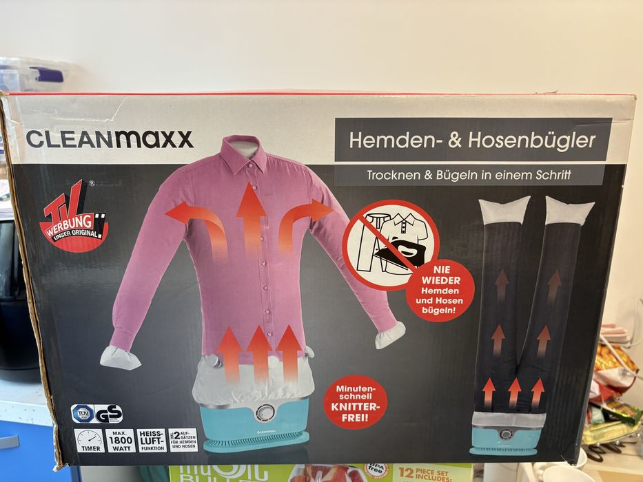 Aparat de uscat si calcat haine CleanMAXX