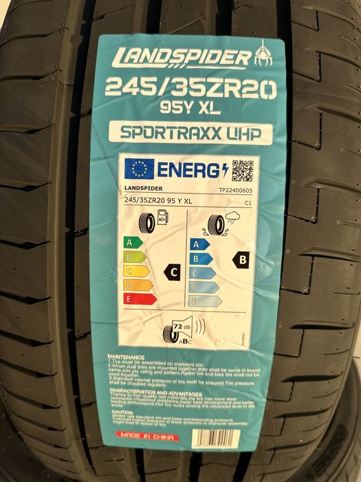 Нови летни гуми LANDSPIDER UHP 245/35R20 95Y XL НОВ DOT БОРД 2453520