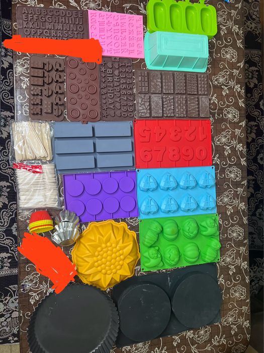 Набор силиконовых формочек