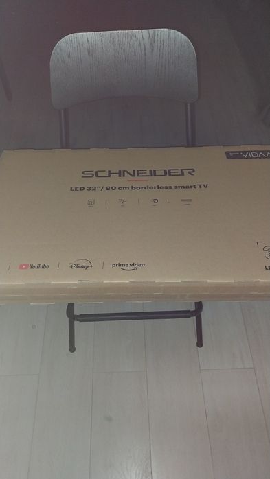 Vand televizor tv Smart Schneider 80 cm, sigilat, 2 ani garanție