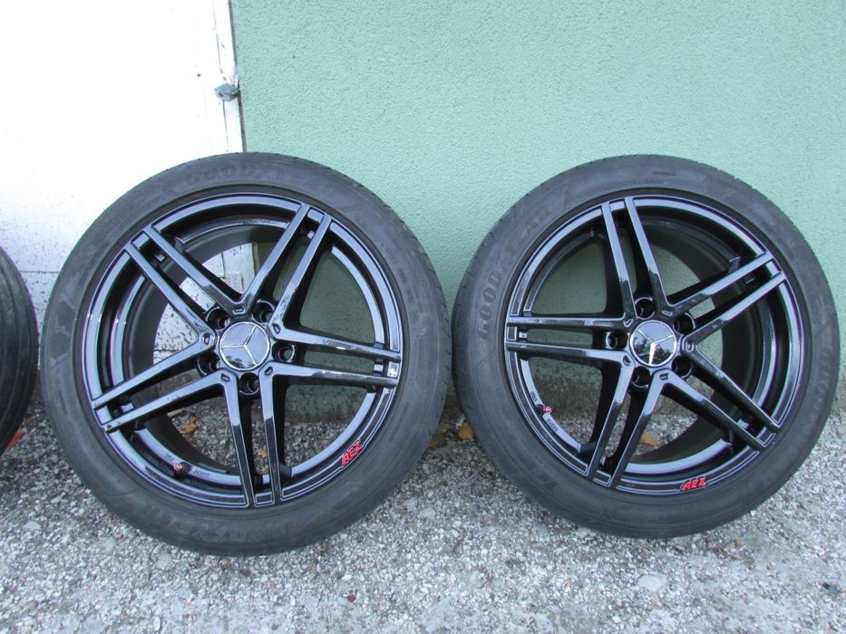 17" оригинални джанти за Мерцедес и ВАГ групата  "AEZ", 5x112 с гуми "