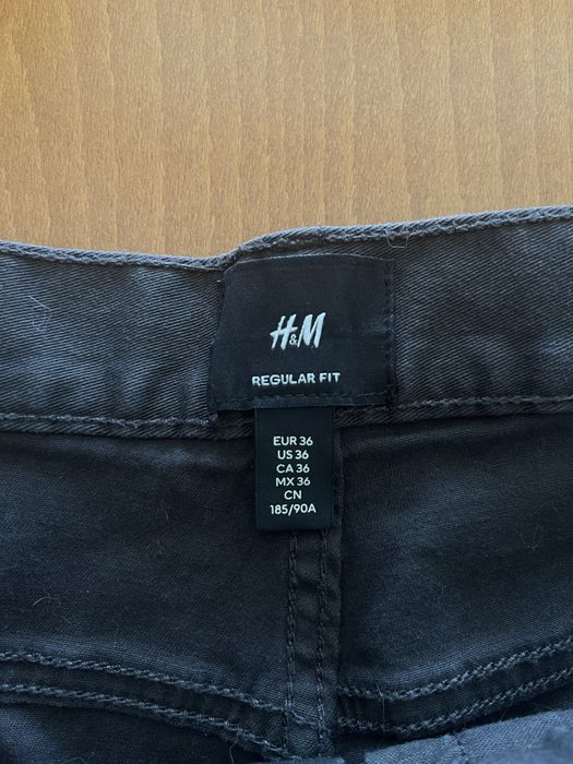 Къси мъжки сивкави панталони, 36 размер, H&M