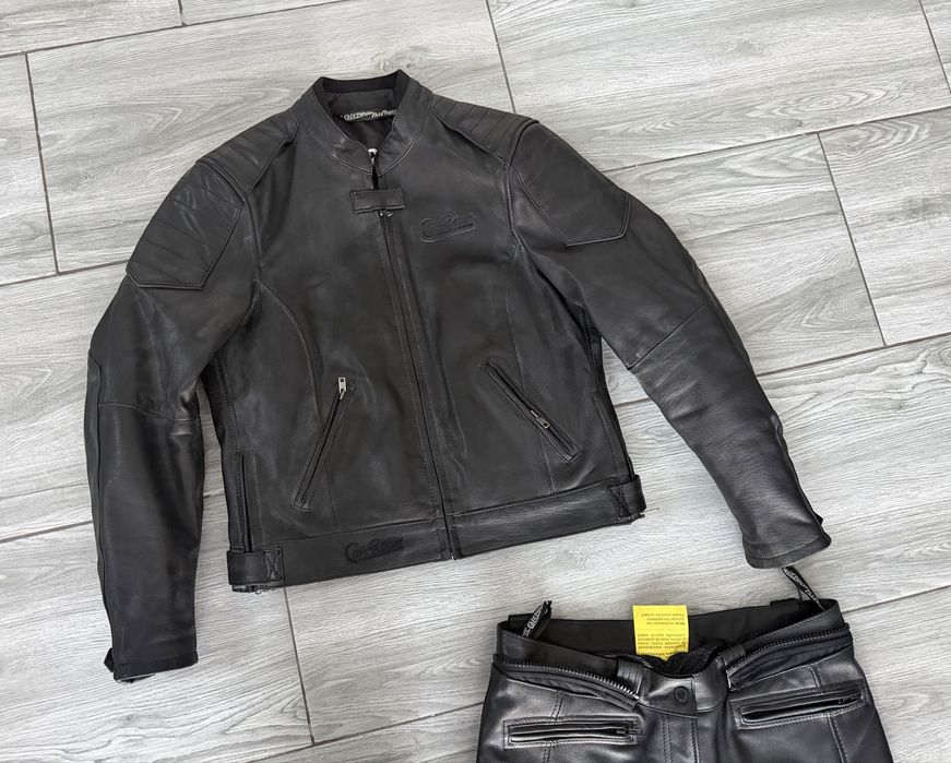 Costum piele moto Cafe Racer
