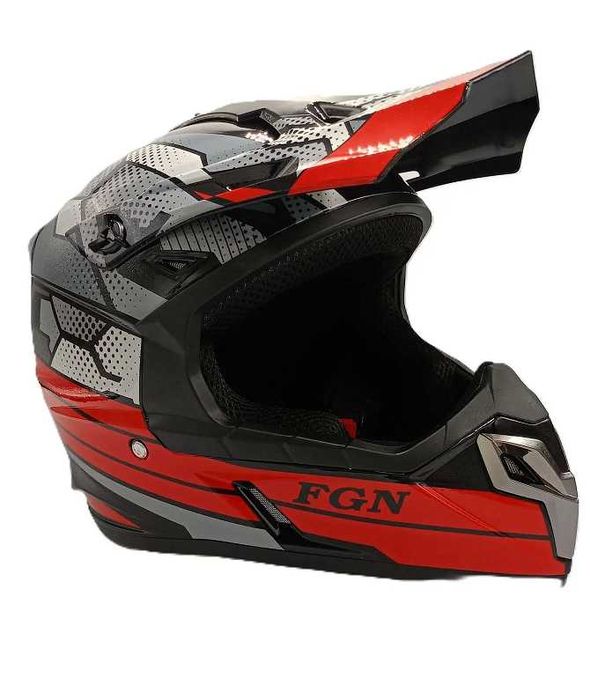 Каска Крос Мотор/Скутер/Бъги/Вело/АТВ два цвята.