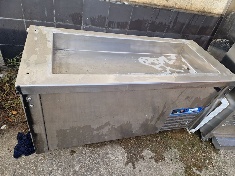 Dulap cald, masa calda expunere, bain Marie cu vitrina