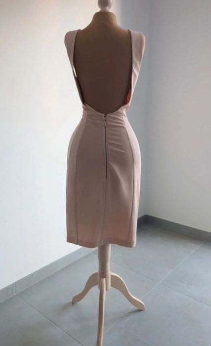 Rochie ocazie Elisabetta Franchi roz pudră