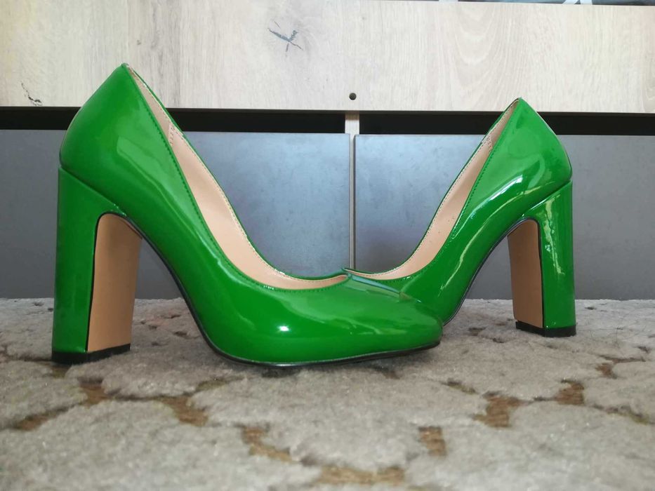 pantofi dama verzi - marimea 35/36 - 50lei