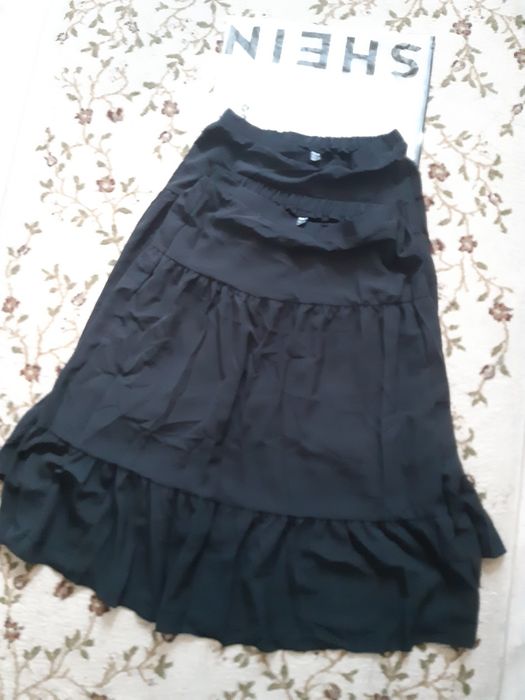 Fuste negre Vcay, mărimea L