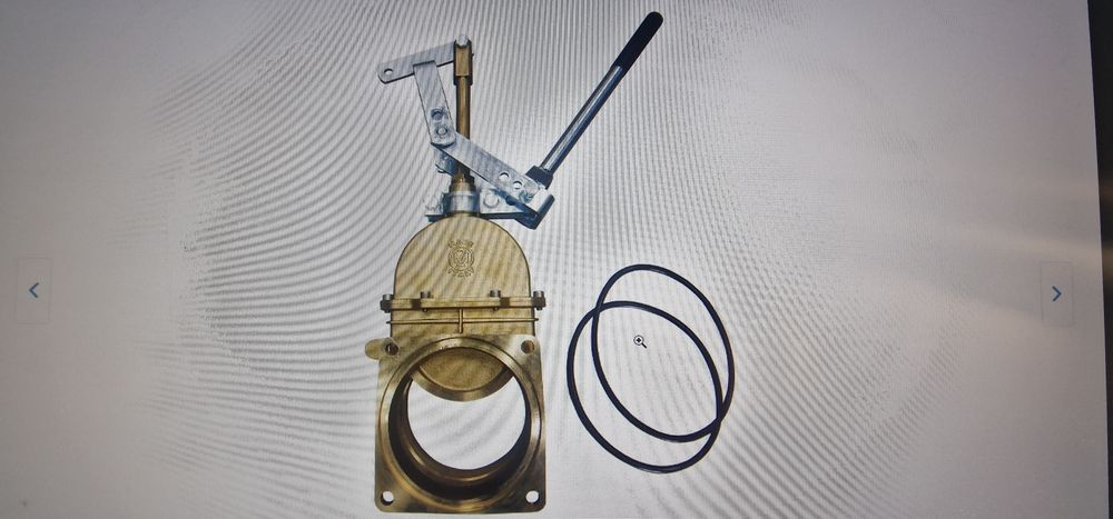 Robinet din alamă 6 toli pentru vidanje cu Levier pârghie superior