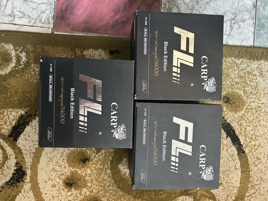 Lansete FL X30 de 3,90 rodpod FL si mulinete FL Strategist 14000