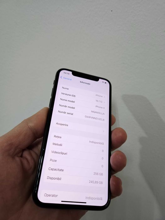 Iphone x 256 gb neverlock 100% bateria.