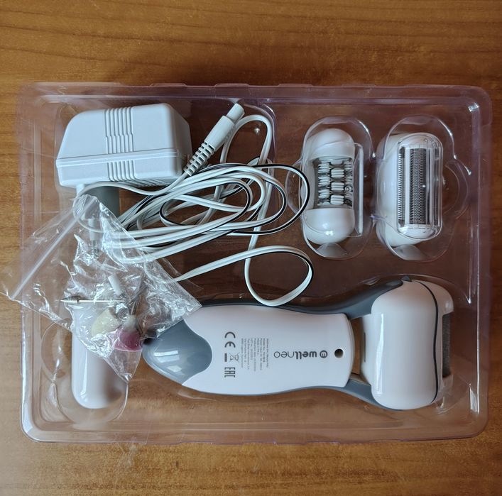 Aparat epilare DAMĂ 5-în-1 Wellneo Beauty PRO – set complet, ca nou