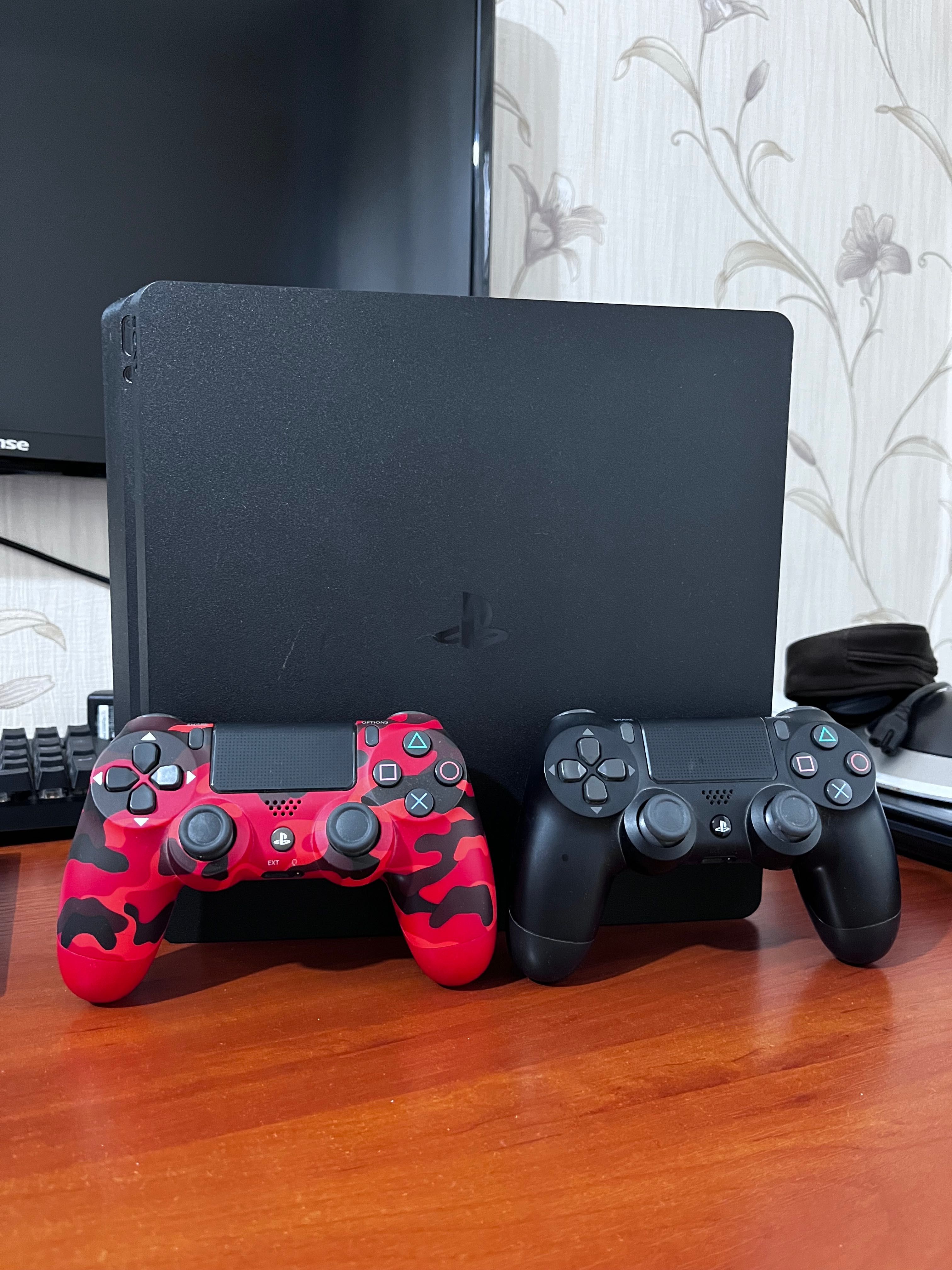 Playstation 4 SLIM 1TB плэйстейшн: 100 000 тг. - Приставки Алматы на Olx