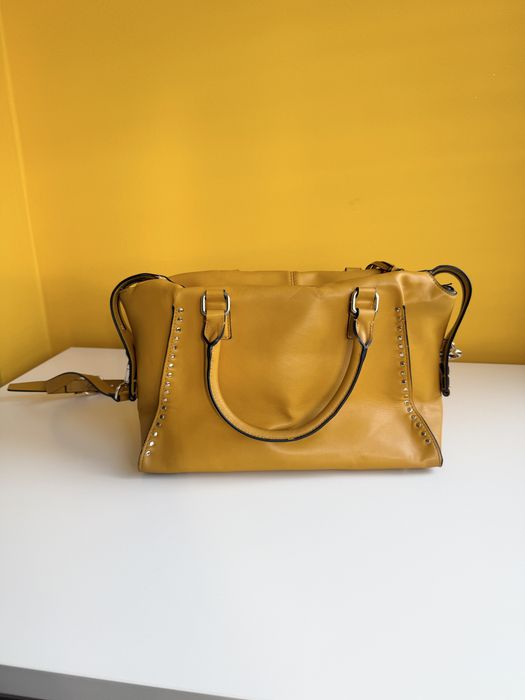 Сумка Zara горчичного цвета